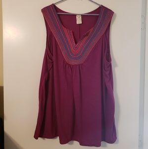 Faded Glory Pink Sleeveless Top [Size 3x 22/24]